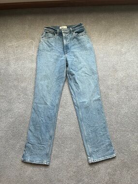Abercrombie & Fitch Light Blue Straight-Leg Jeans